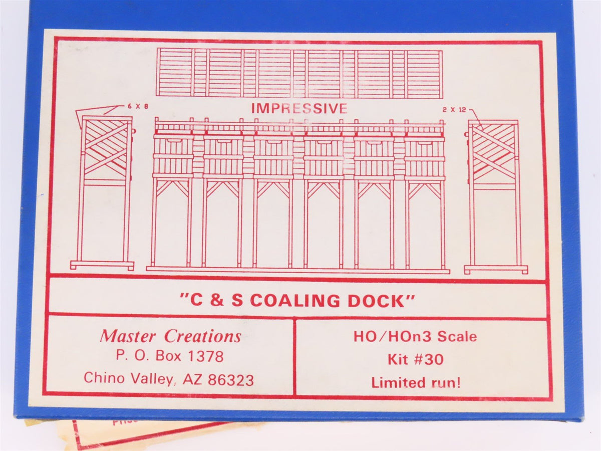 HO/HOn3 Scale Master Creations Limited Run Kit #30 C&amp;S Coaling Dock