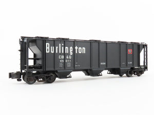 S Scale S-Helper Service Showcase Line 00420 CB&Q Burlington Route 3-Bay Hopper