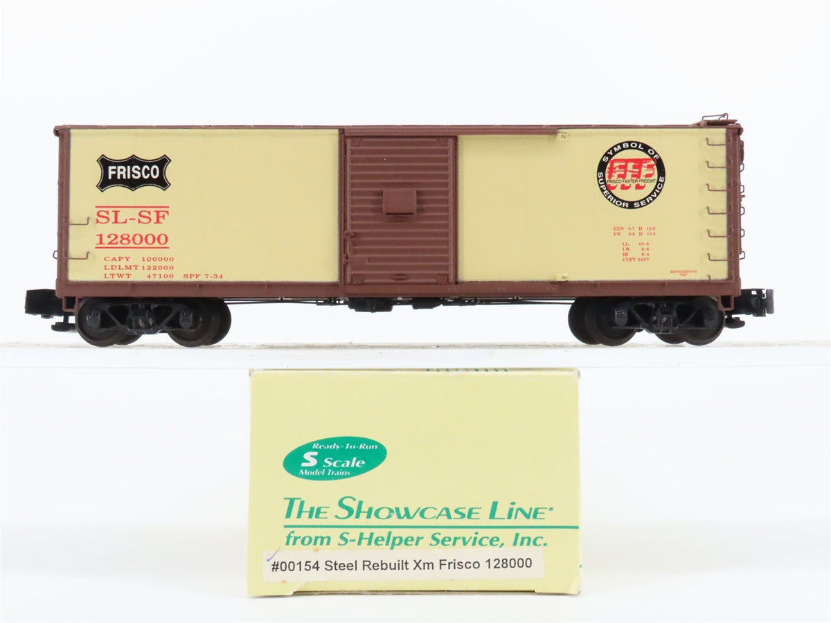 S Scale S-Helper Service Showcase Line 00154 SL-SF Frisco Box Car #128000