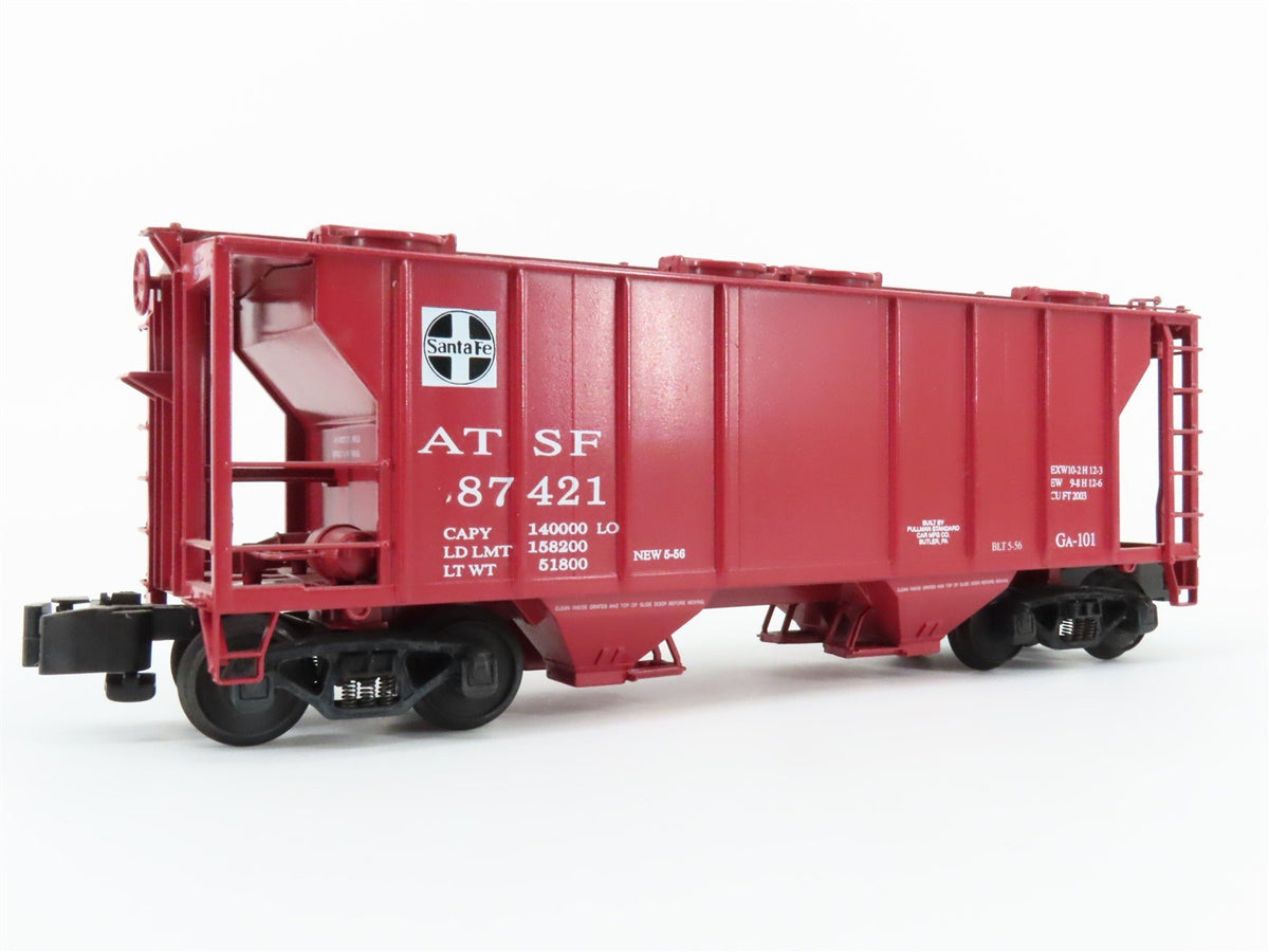 S Scale S-Helper Service Showcase Line 00009 ATSF Santa Fe 2-Bay Hopper #87421