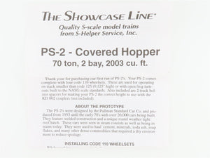 S Scale S-Helper Service Showcase Line 00009 ATSF Santa Fe 2-Bay Hopper #87421