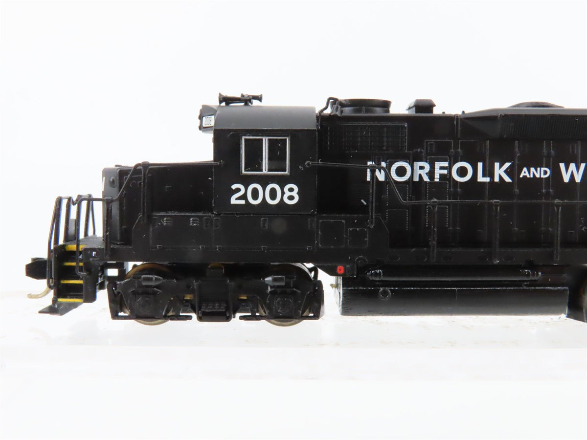 N Scale Life-Like NW Norfolk &amp; Western EMD GP20 Diesel Locomotive #2008