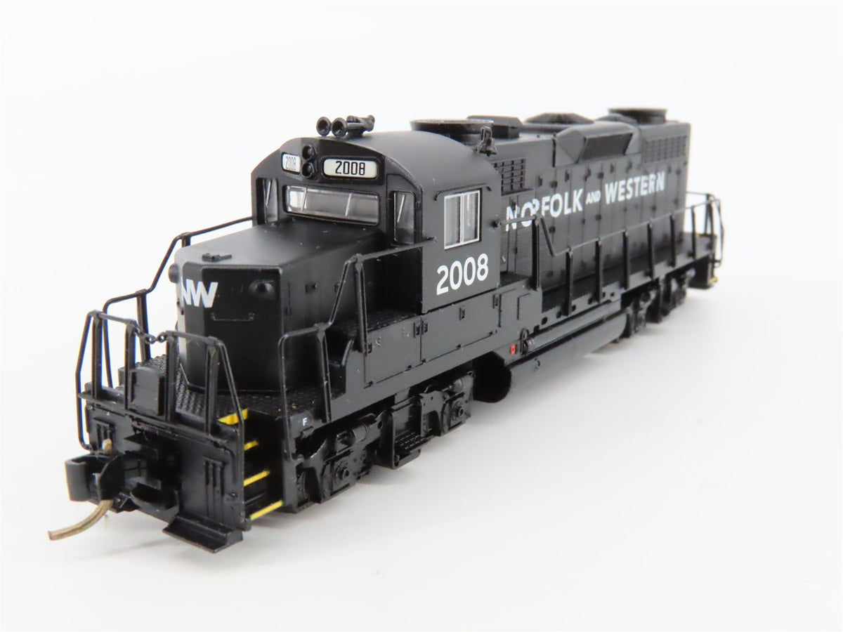 N Scale Life-Like NW Norfolk &amp; Western EMD GP20 Diesel Locomotive #2008