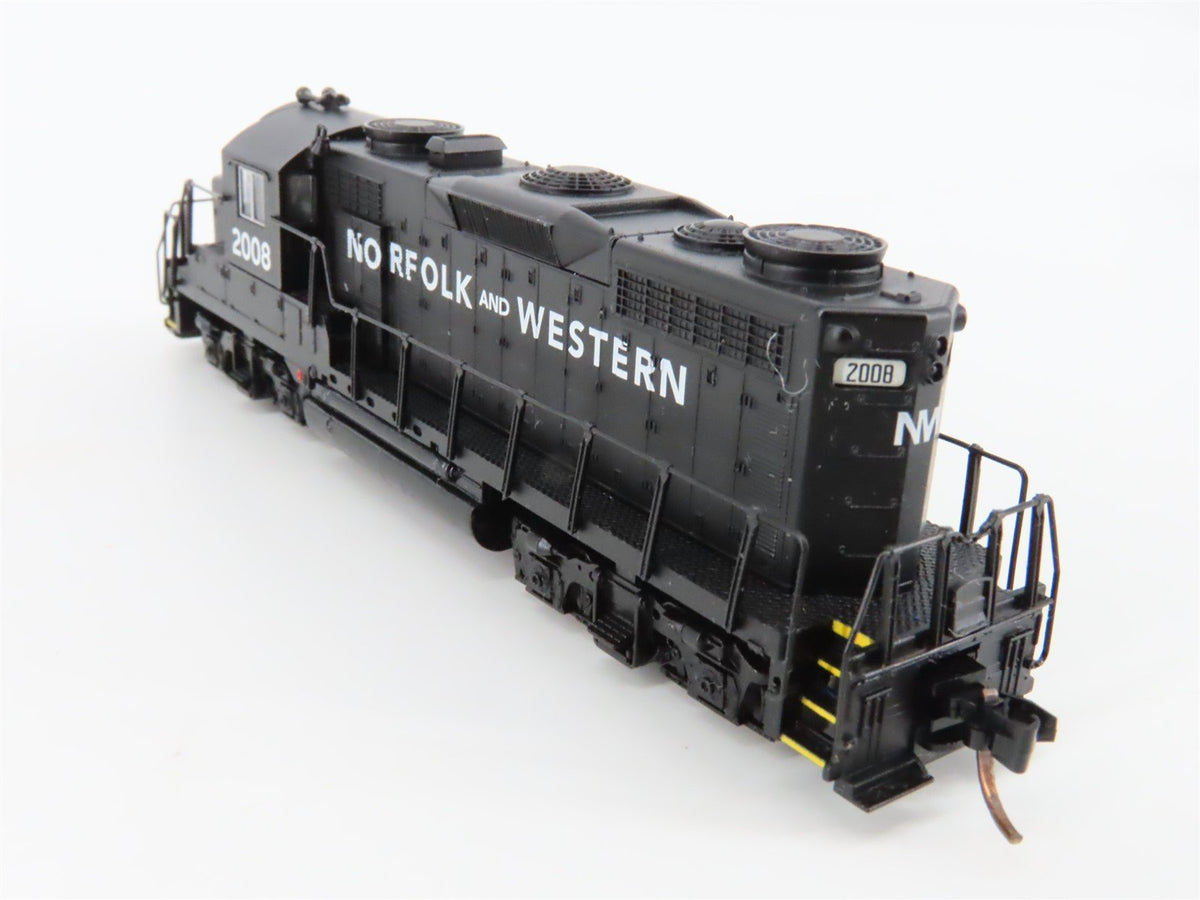 N Scale Life-Like NW Norfolk &amp; Western EMD GP20 Diesel Locomotive #2008