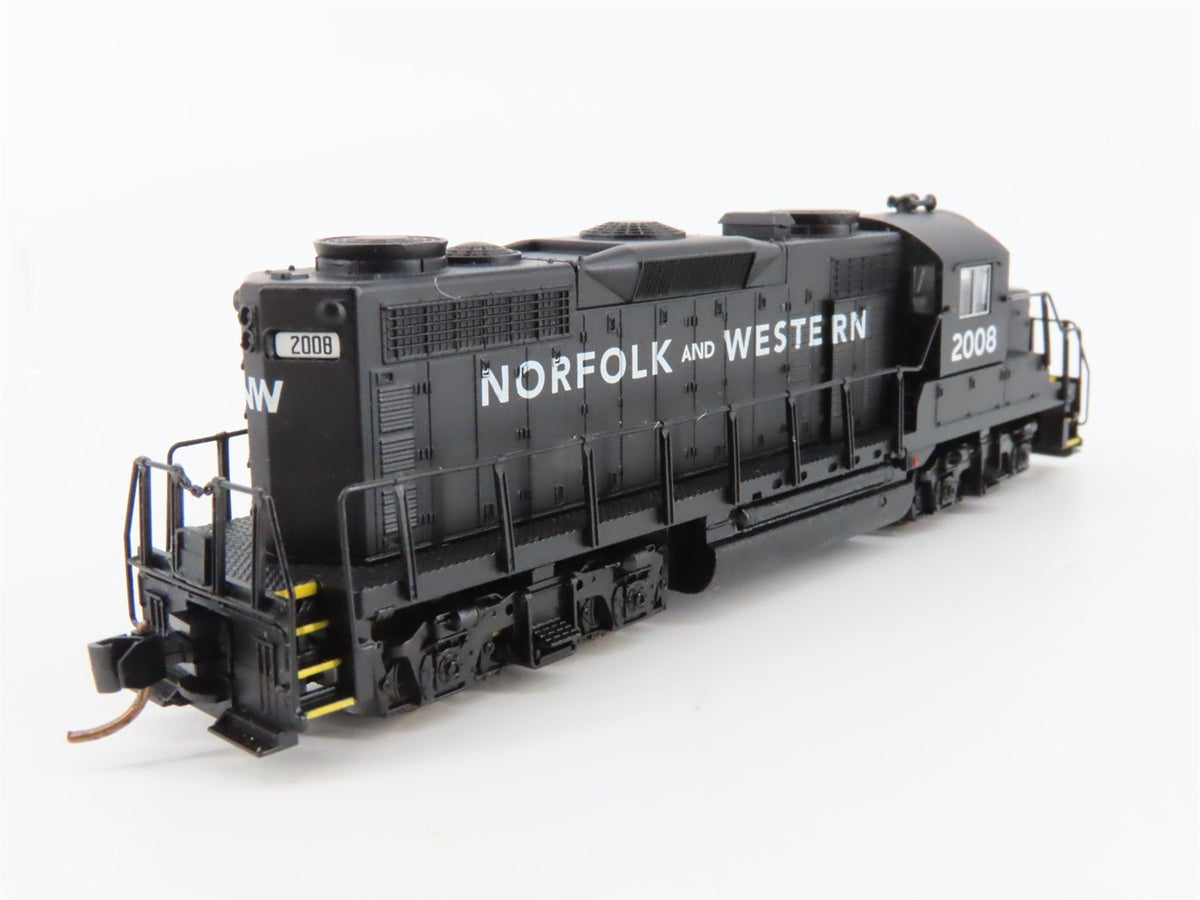 N Scale Life-Like NW Norfolk &amp; Western EMD GP20 Diesel Locomotive #2008