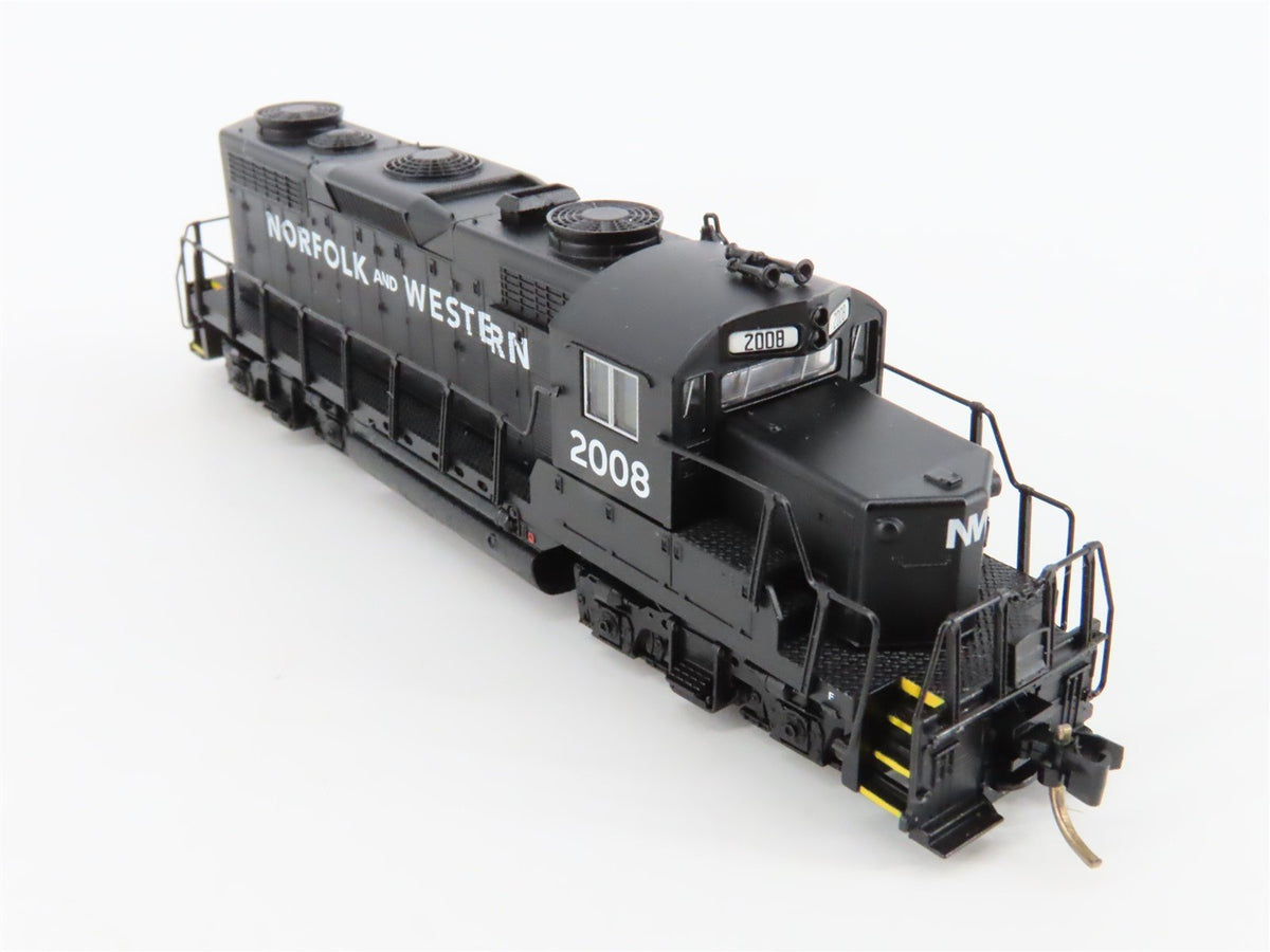 N Scale Life-Like NW Norfolk &amp; Western EMD GP20 Diesel Locomotive #2008