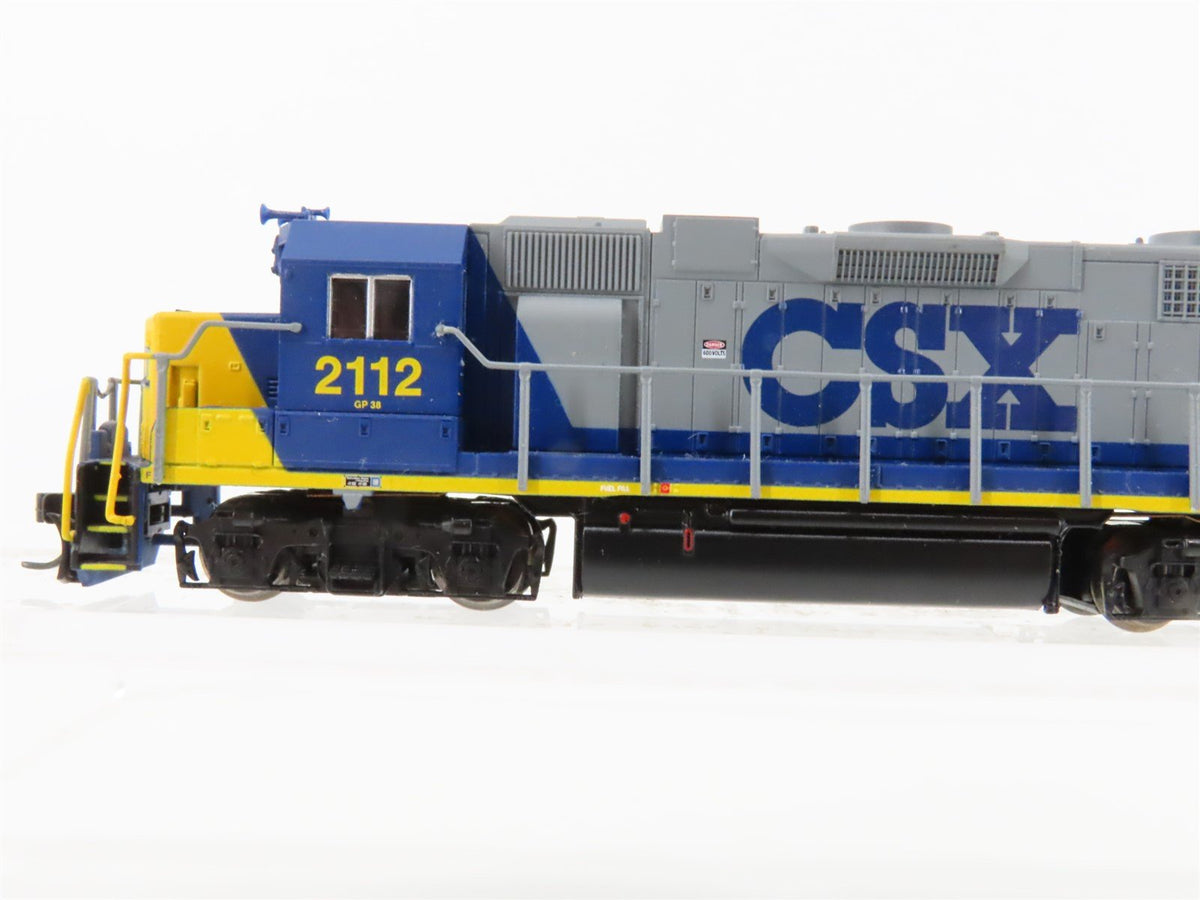 N Scale Atlas CSX Transportation EMD GP38 Diesel Locomotive #2112