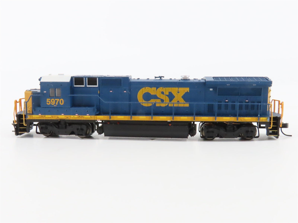 N Scale Atlas CSX &quot;Yn3 Scheme&quot; GE Dash 8-40B Diesel #5970 - DCC Ready