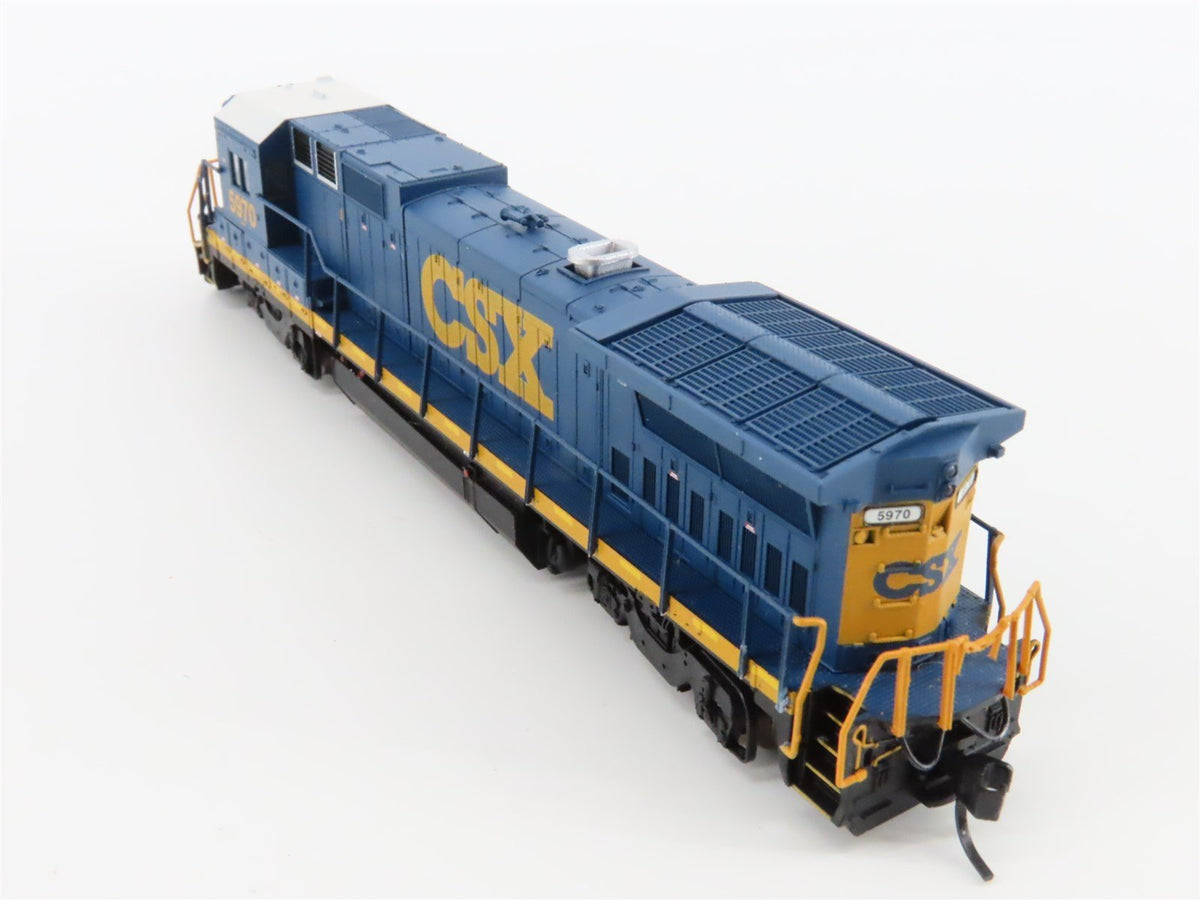 N Scale Atlas CSX &quot;Yn3 Scheme&quot; GE Dash 8-40B Diesel #5970 - DCC Ready