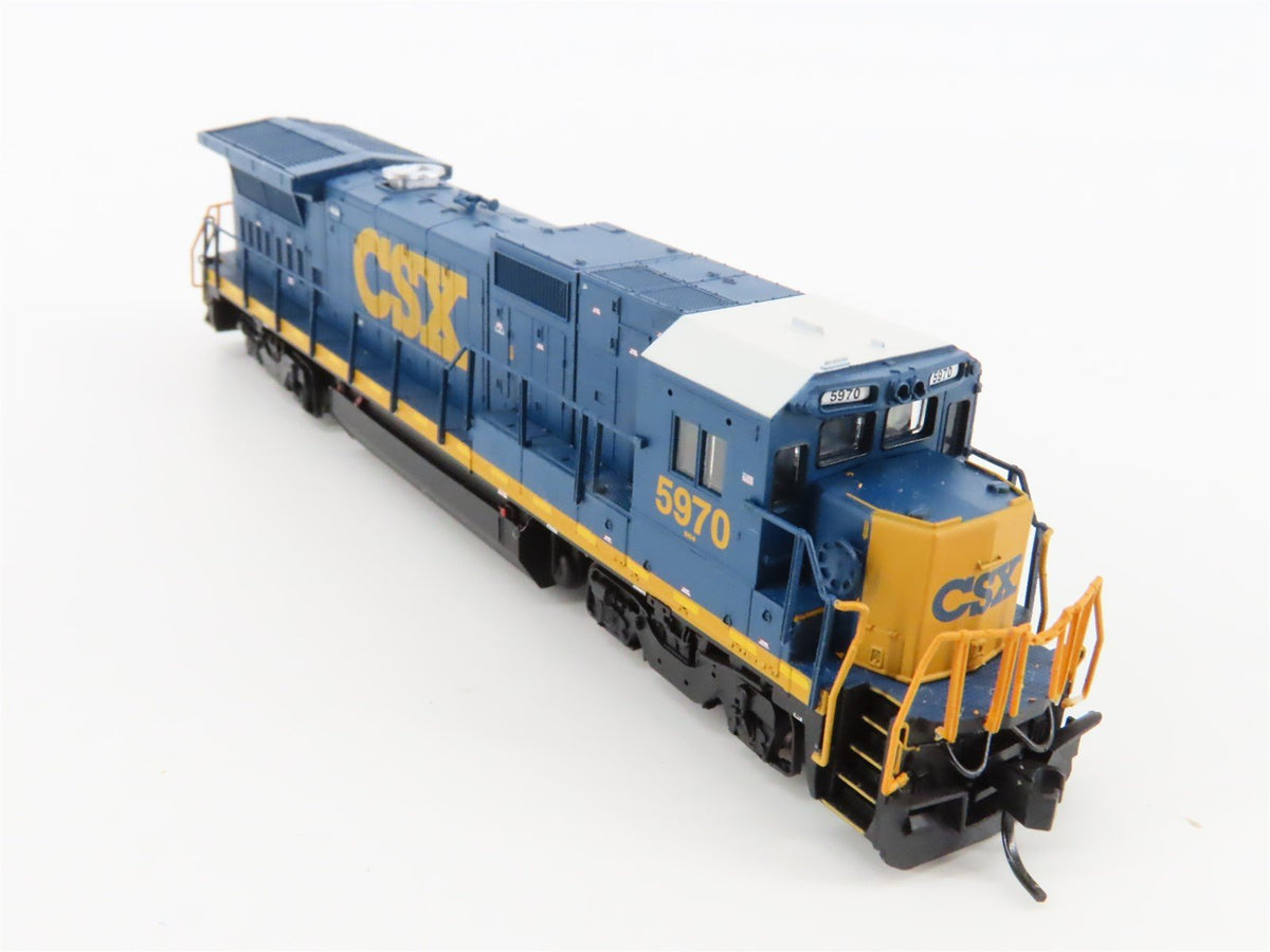 N Scale Atlas CSX &quot;Yn3 Scheme&quot; GE Dash 8-40B Diesel #5970 - DCC Ready