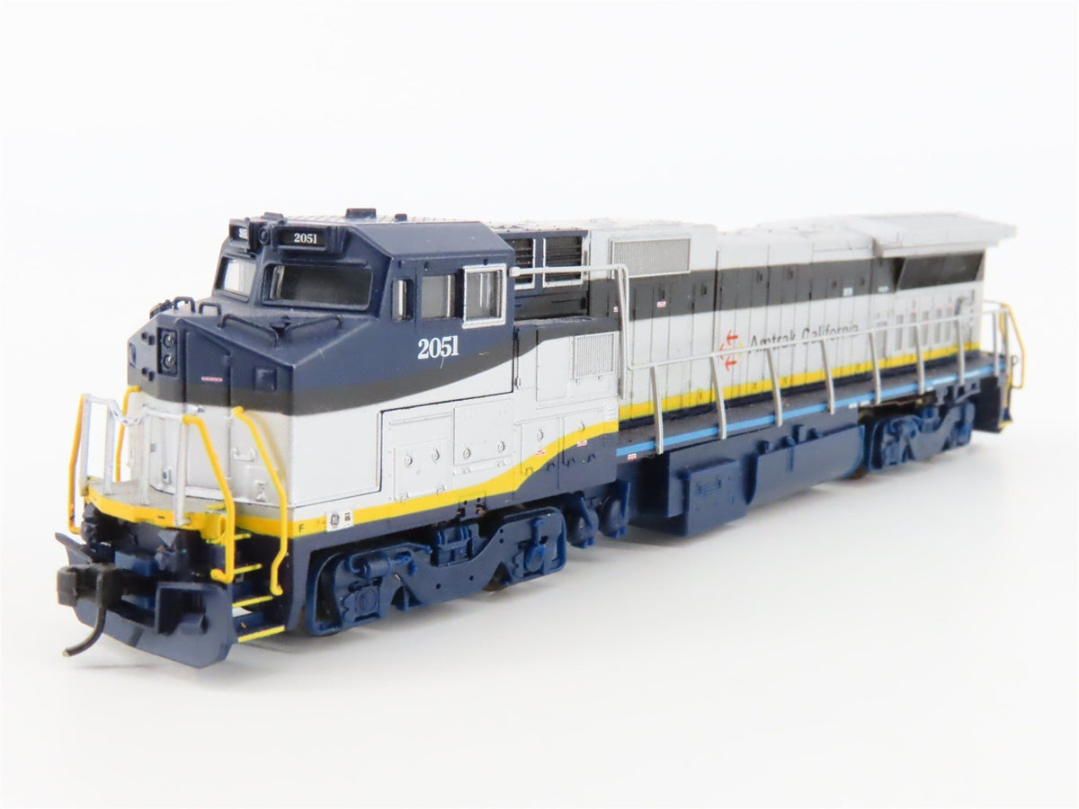 N Scale Atlas AMTK Amtrak California Dash 8-32BHW Diesel #2051 - DCC Ready