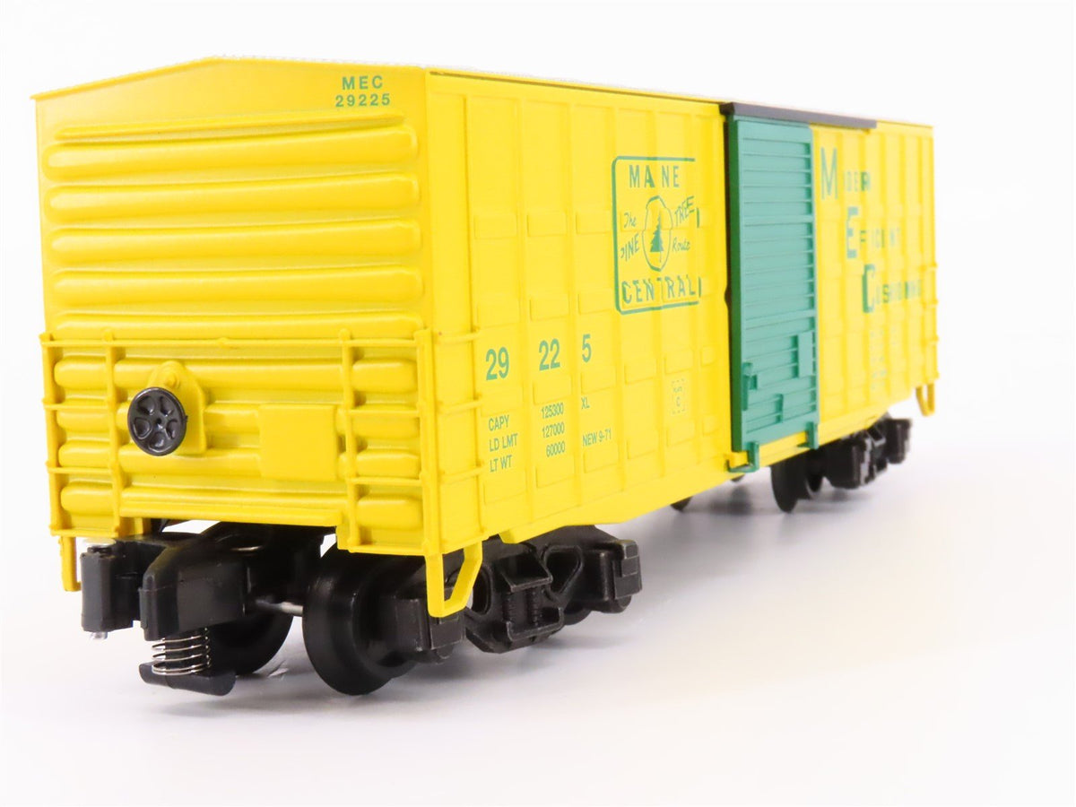 S American Flyer 6-44085 MEC Maine Central Pine Tree Route Waffle Box Car #29225