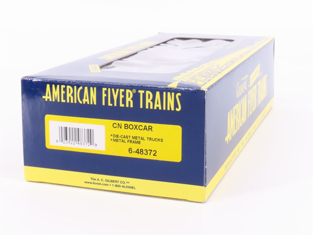 S Scale American Flyer 6-48372 CN Canadian National Railroad Box Car #36296