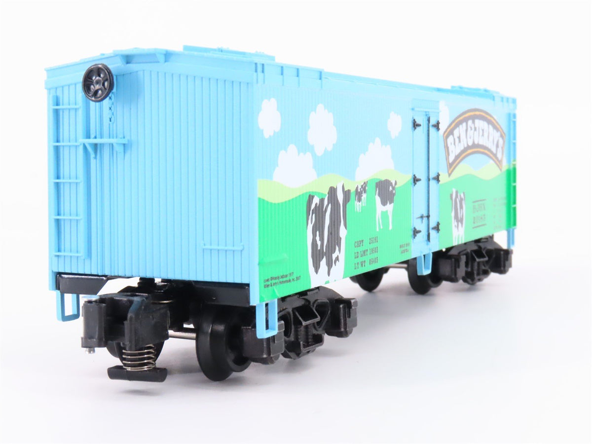 S Scale American Flyer 6-44146 TCA BJHX Ben &amp; Jerry&#39;s Wood Sided Reefer #20185