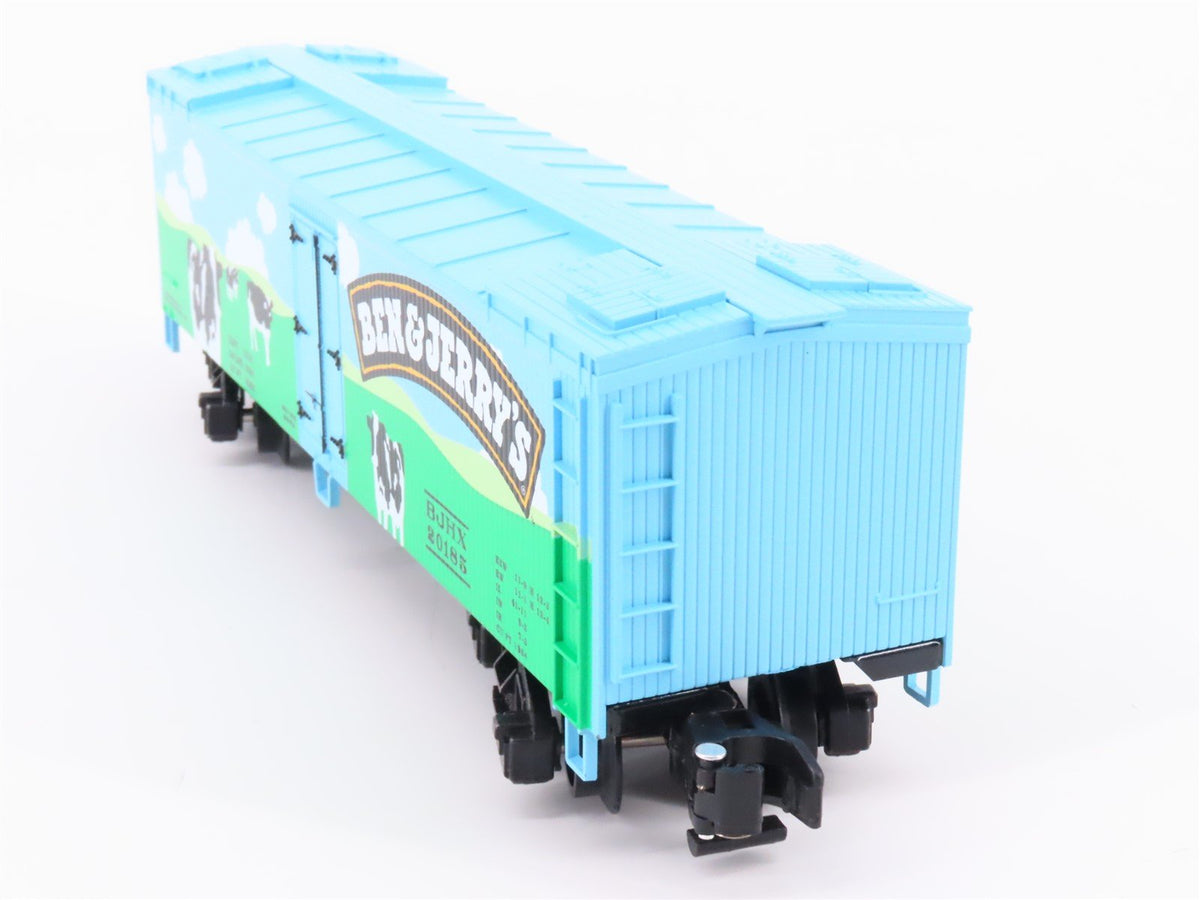 S Scale American Flyer 6-44146 TCA BJHX Ben &amp; Jerry&#39;s Wood Sided Reefer #20185