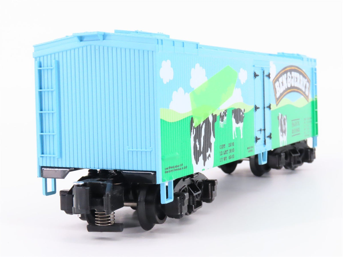 S Scale American Flyer 6-44146 TCA BJHX Ben &amp; Jerry&#39;s Wood Sided Reefer #20185