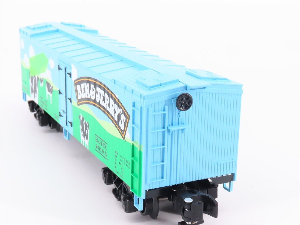 S Scale American Flyer 6-44146 TCA BJHX Ben &amp; Jerry&#39;s Wood Sided Reefer #20185