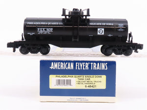 S Scale American Flyer 6-48421 PQX Philadelphia Quartz Single Dome Tank Car #807