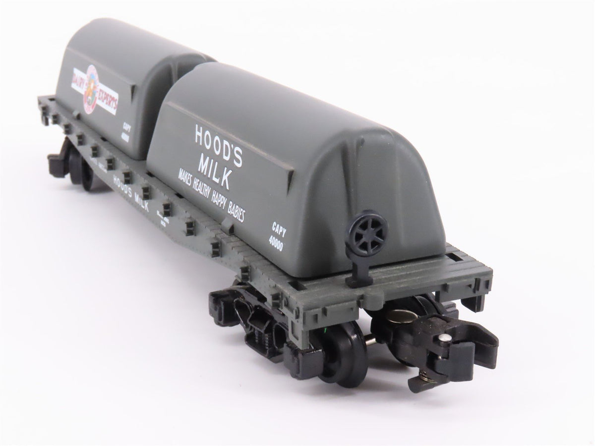 S Scale American Flyer 6-48538 GPEX Hood&#39;s Flat Car #48538 w/ Milk Containers