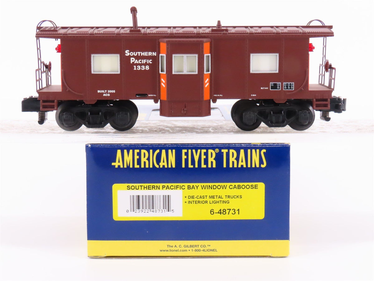 S American Flyer 6-48731 SP Southern Pacific Bay Window Caboose #1338 w/ Lights