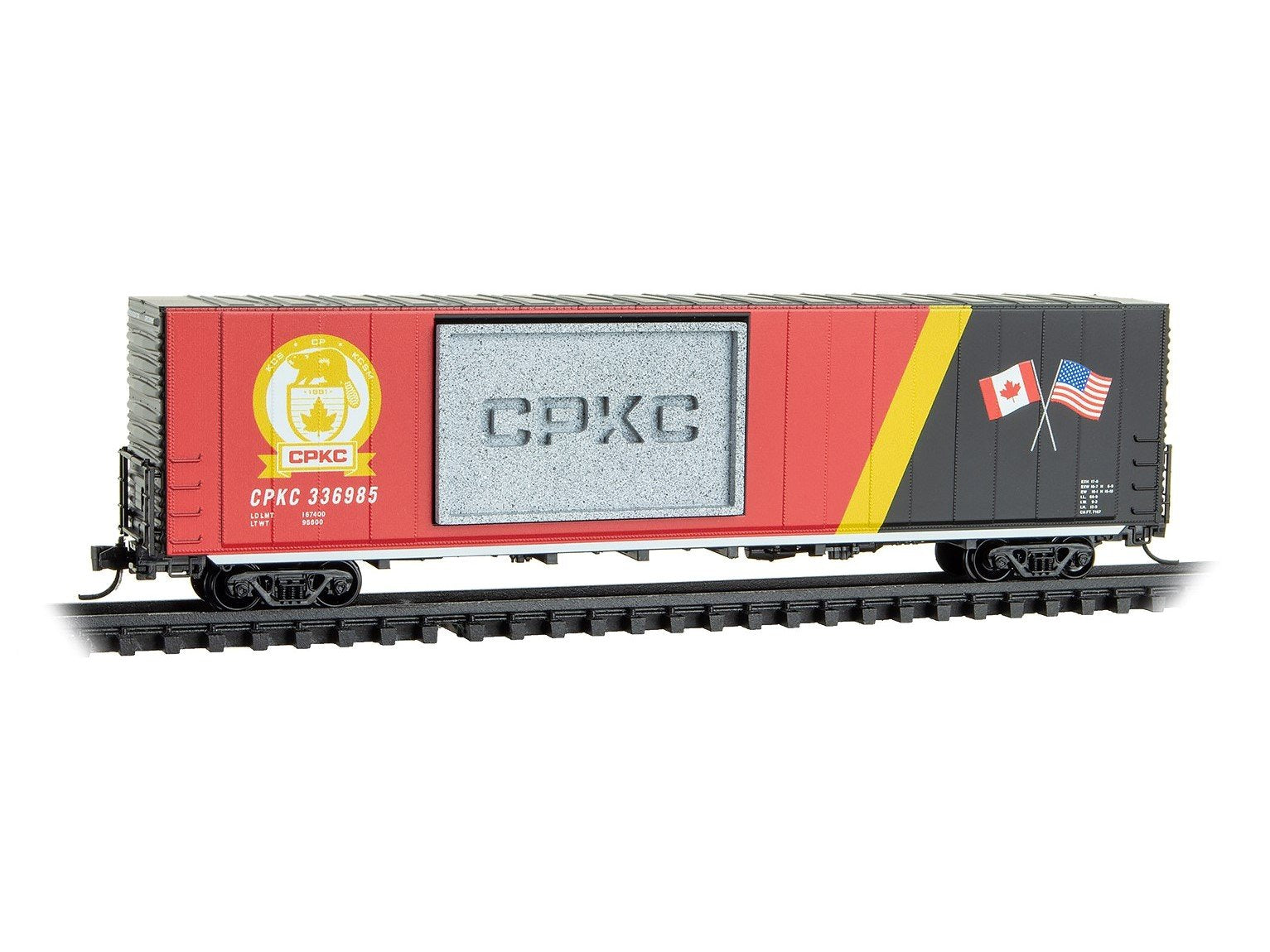 N Micro-Trains MTL 10200846 CPKC Honoring Class 1 RR 60' Excess Height Box Car