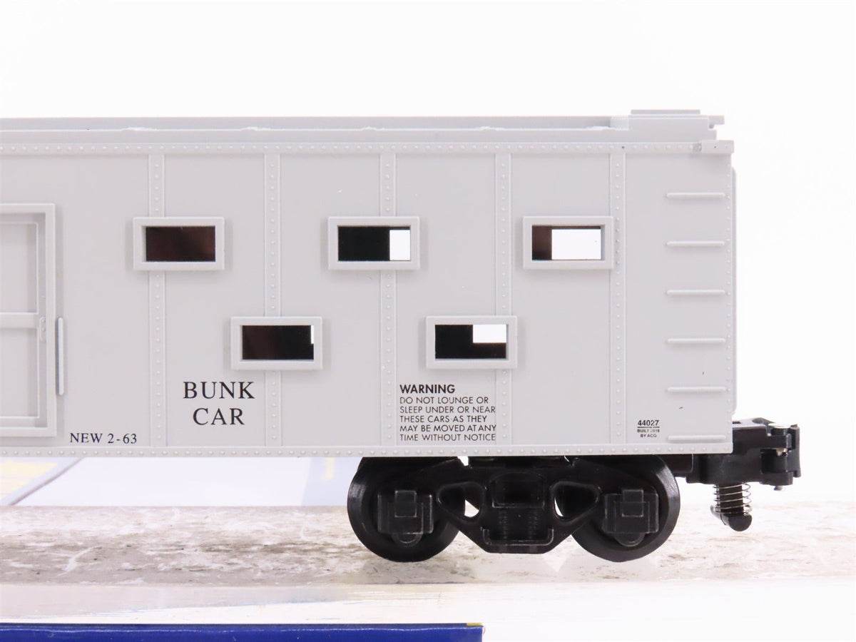 S Scale American Flyer 6-44027 MW Maintenance of Way Bunk Car #4027