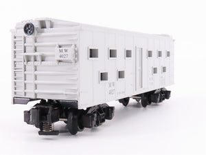 S Scale American Flyer 6-44027 MW Maintenance of Way Bunk Car #4027