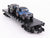 S Scale American Flyer 6-44000 TCA 2017 P&LE Railroad Flat Car #16001 w/ 2 Jeeps