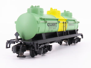 S Scale American Flyer 6-48437 GATX Gilbert Chemicals 3-Dome Tank Car 48437