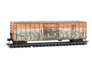 N Micro-Trains MTL 02744540 QC/ex-EACH 50' Box Car w/Graffiti - Ex-Per Diem #8