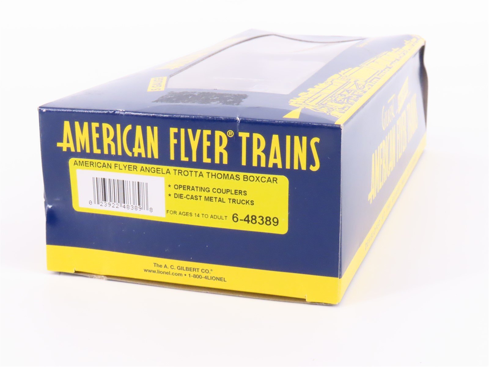 S Scale American Flyer 6-48389 Angela Trotta Thomas Single Door Box Car