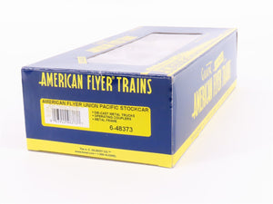 S Scale American Flyer 6-48373 UP Union Pacific Railroad Stock Car #48155D