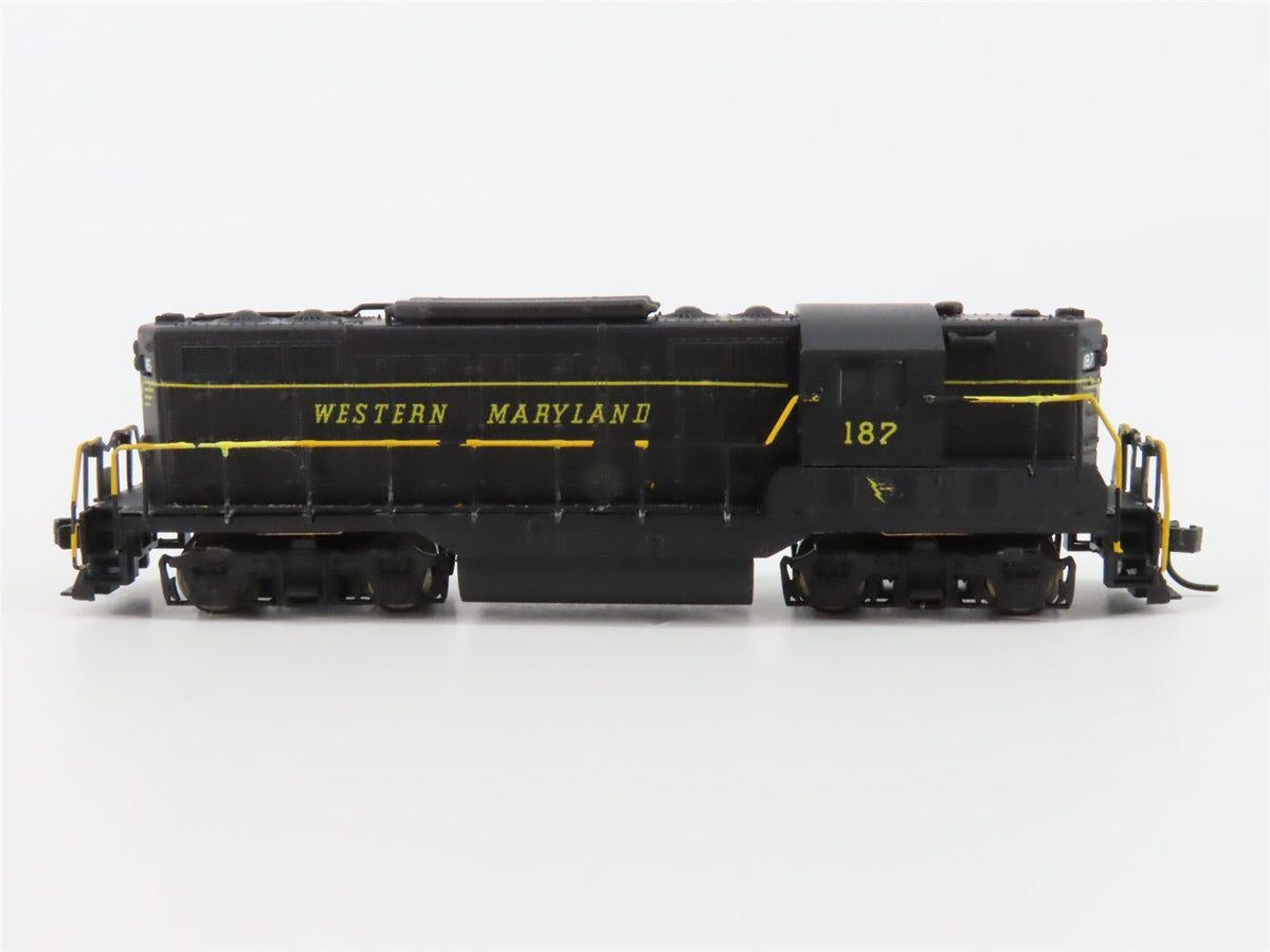 N Scale Atlas WM Western Maryland EMD GP7TT Diesel Locomotive #187 - Custom