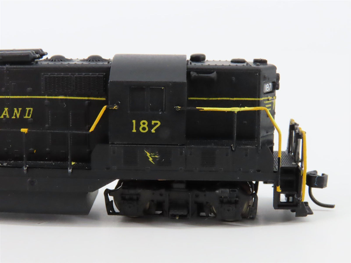 N Scale Atlas WM Western Maryland EMD GP7TT Diesel Locomotive #187 - Custom