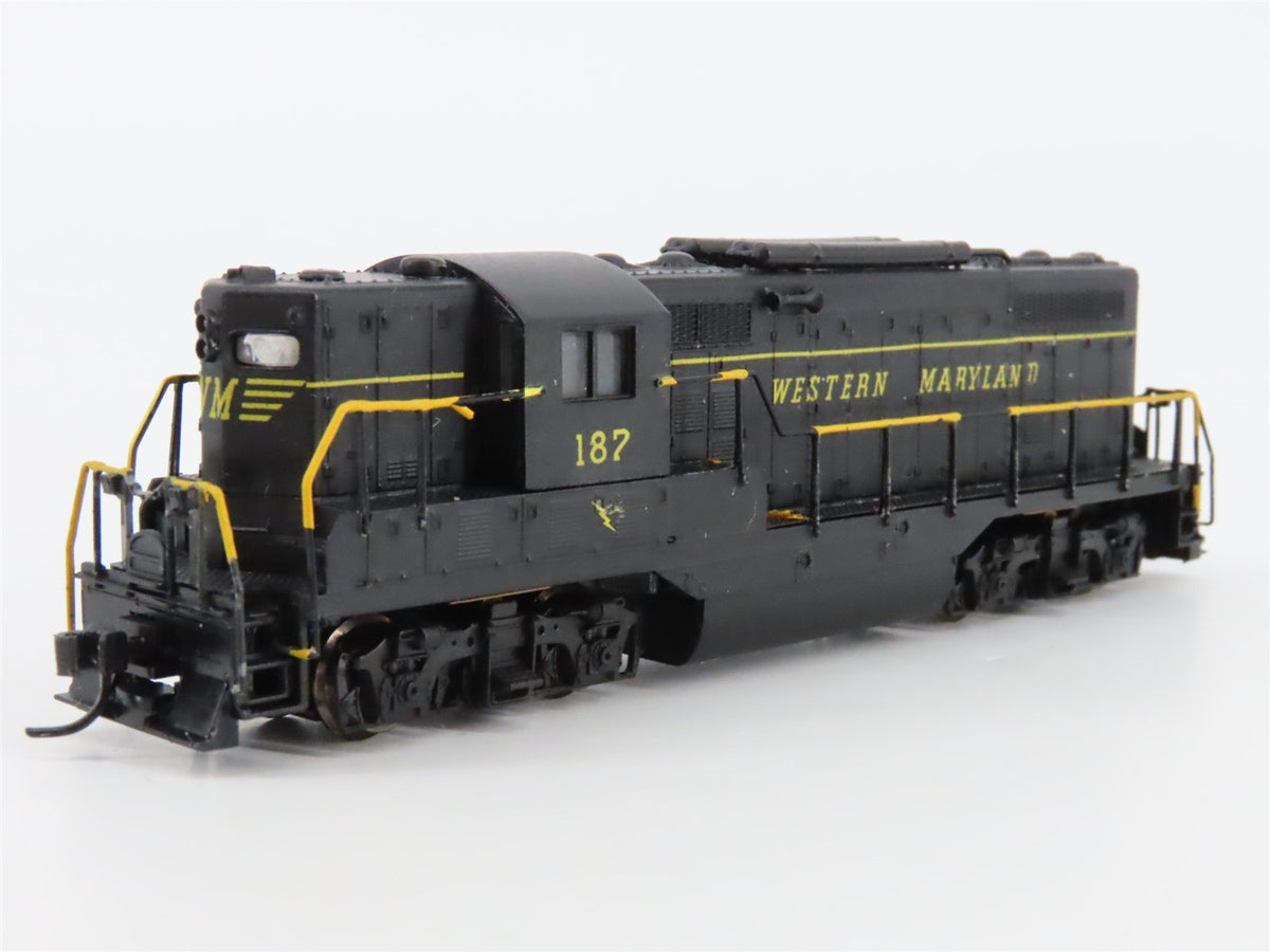 N Scale Atlas WM Western Maryland EMD GP7TT Diesel Locomotive #187 - Custom