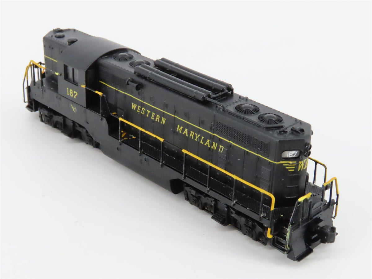 N Scale Atlas WM Western Maryland EMD GP7TT Diesel Locomotive #187 - Custom