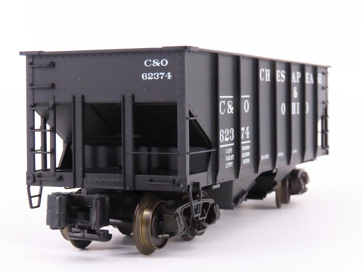 S Scale S-Helper Showcase 01649 C&amp;O Chesapeake &amp; Ohio USRA 2-Bay Hopper #62374