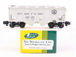 S Scale S-Helper Showcase 01849 B&O Baltimore & Ohio 2-Bay Covered Hopper 630071