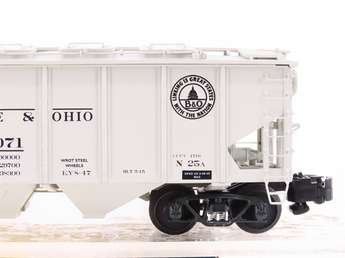 S Scale S-Helper Showcase 01849 B&amp;O Baltimore &amp; Ohio 2-Bay Covered Hopper 630071