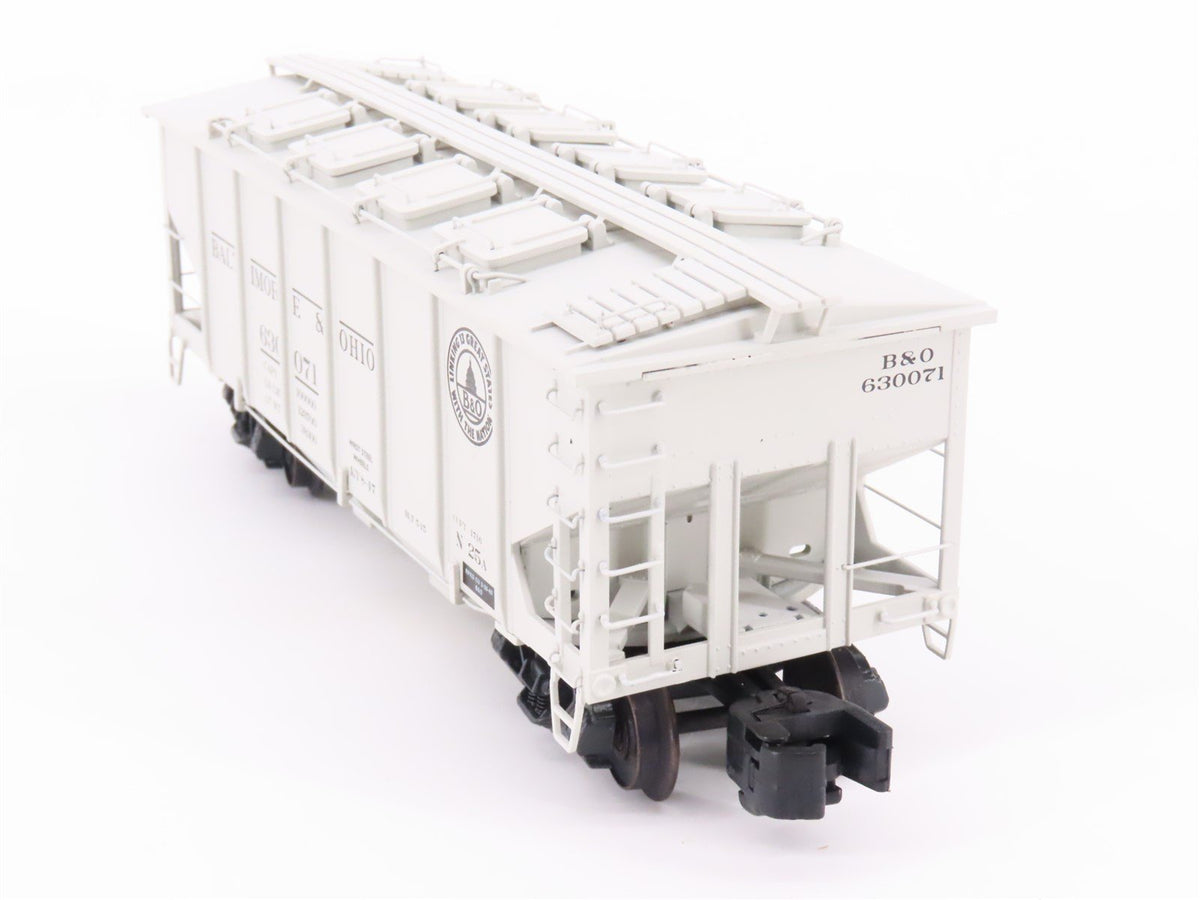 S Scale S-Helper Showcase 01849 B&amp;O Baltimore &amp; Ohio 2-Bay Covered Hopper 630071