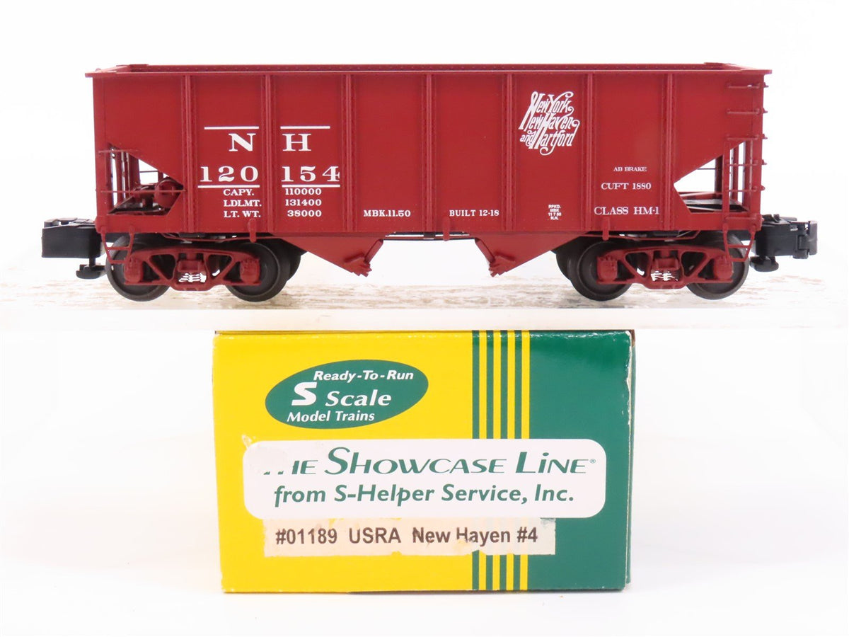 S Scale S-Helper Showcase 01189 NH New Haven USRA 2-Bay Hopper #120154