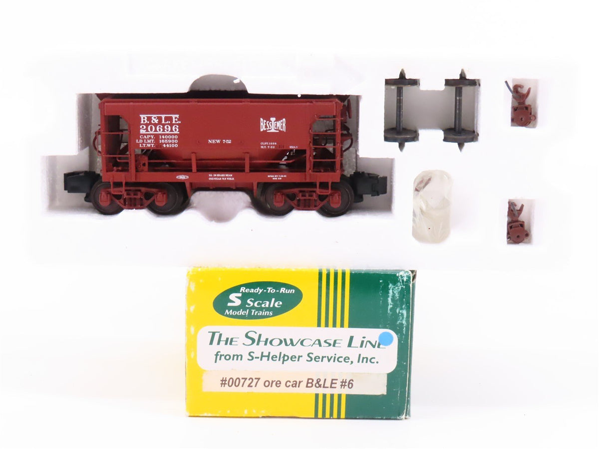 S Scale S-Helper Showcase 00727 B&amp;LE Bessemer &amp; Lake Erie Ore Car #20696