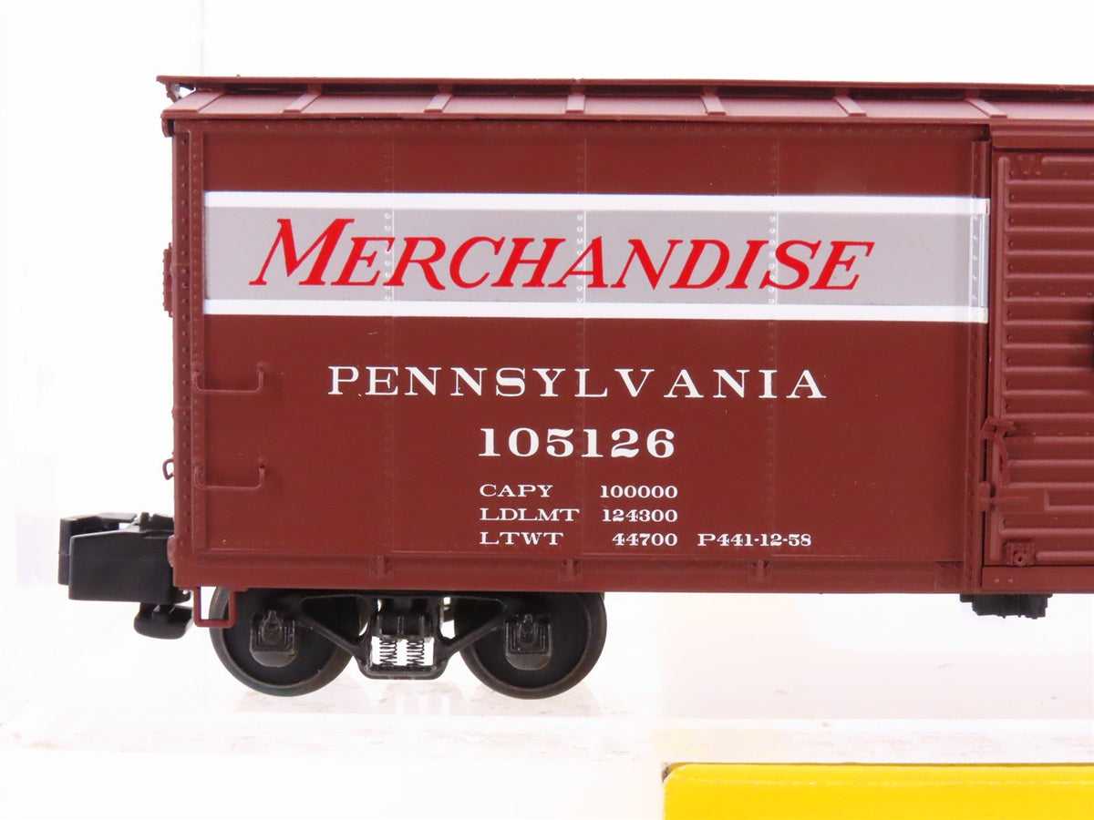 S Scale S-Helper Showcase 00661 PRR Pennsylvania Merchandise 40&#39; Box Car #105126