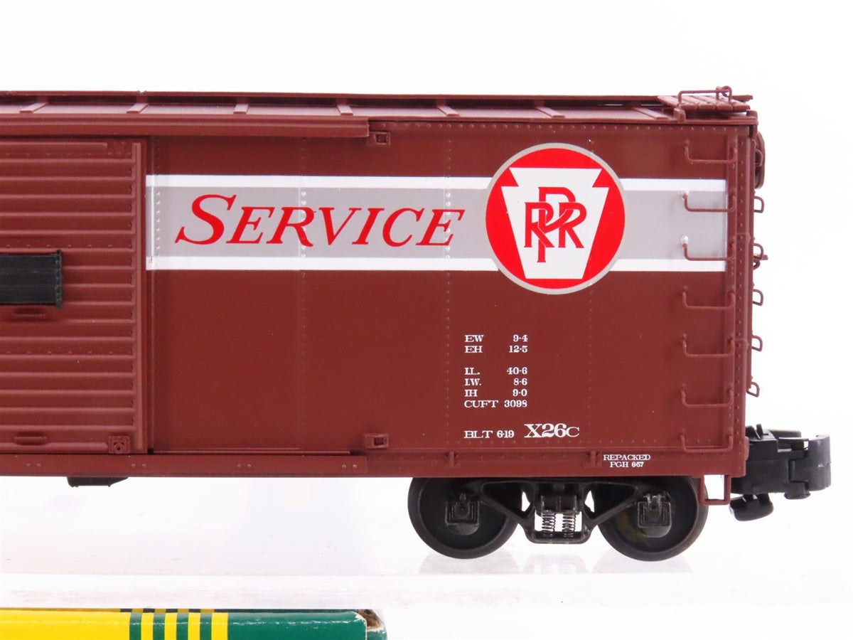 S Scale S-Helper Showcase 00661 PRR Pennsylvania Merchandise 40&#39; Box Car #105126