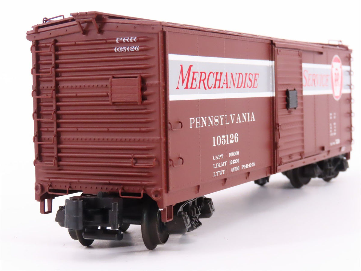 S Scale S-Helper Showcase 00661 PRR Pennsylvania Merchandise 40&#39; Box Car #105126