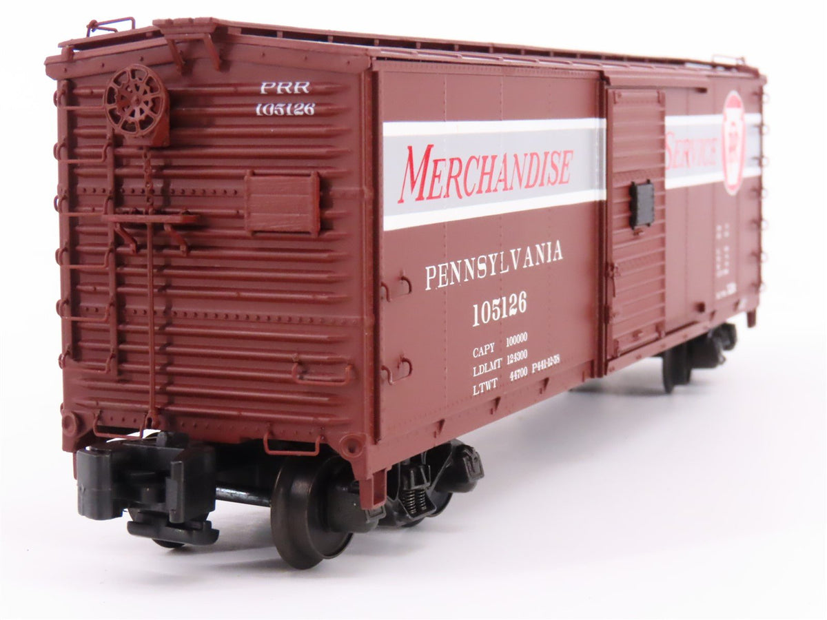 S Scale S-Helper Showcase 00661 PRR Pennsylvania Merchandise 40&#39; Box Car #105126