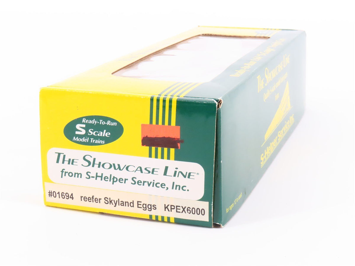 S Scale S-Helper Showcase 01694 KPEX Skyland Eggs Wooden Reefer #6000