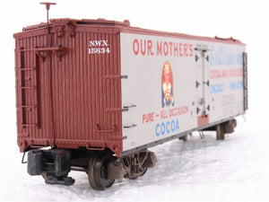 S Scale S-Helper Showcase 01513 NWX Mother's Cocoa 40' Wooden Reefer #15634