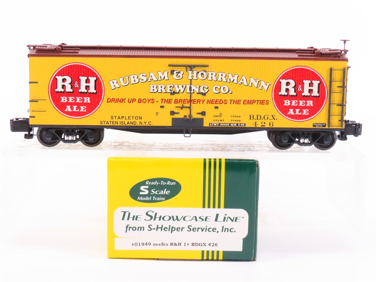 S Scale S-Helper Showcase 01949 BDGX R&amp;H Rubsam &amp; Horrman Beer Reefer #426