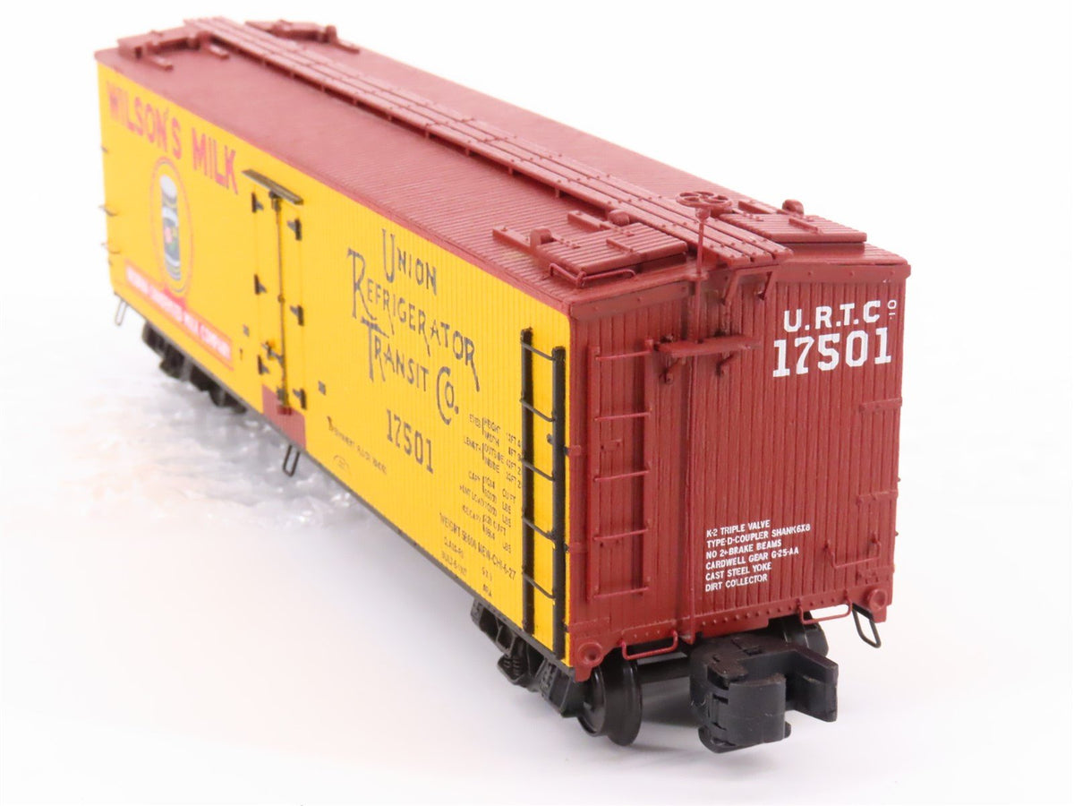 S Scale S-Helper Showcase 01276 URTC Wilson&#39;s Milk 40&#39; Wooden Reefer #17501